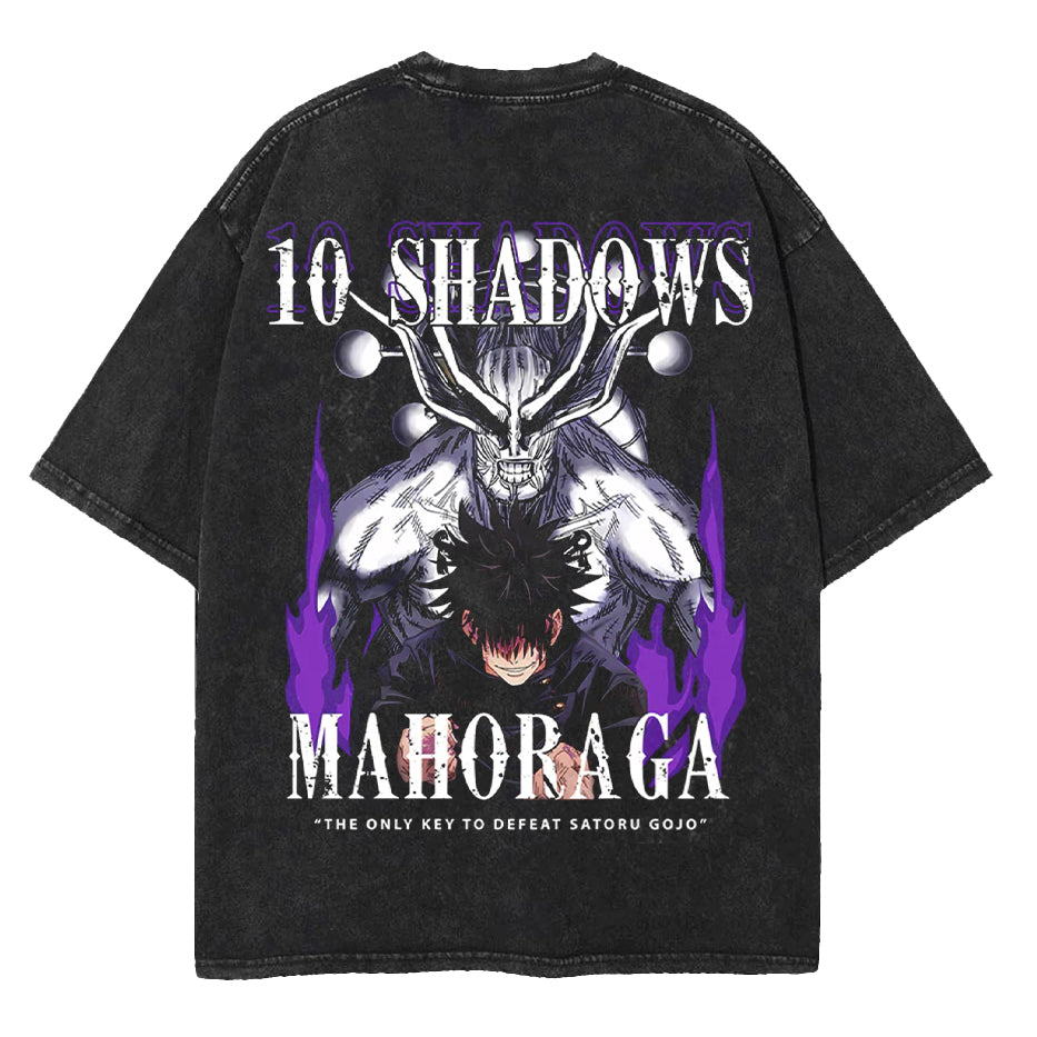Mahoraga x Megumi Vintage Washed Shirt [MMU] - Image 2